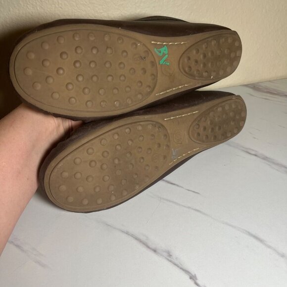 💥Last Chance 50% off Sale💥 Lucky Brand l Brown  Moccasin Style Loafers Size 8 - Picture 6 of 8